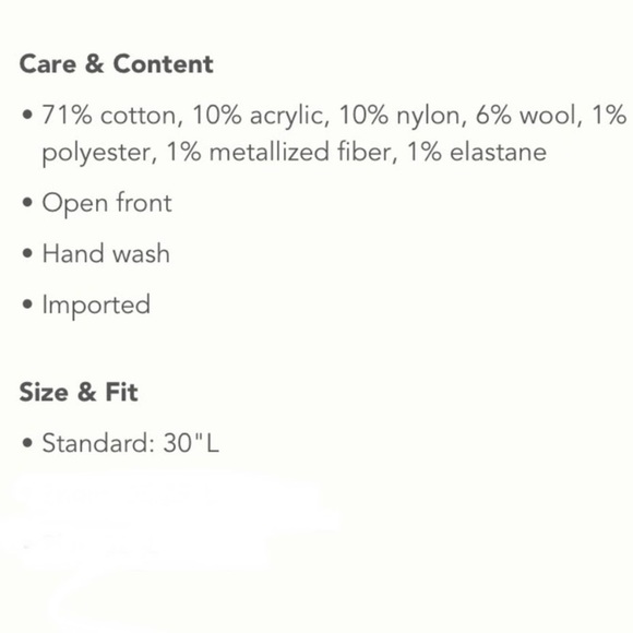 NWTAnthropologie Pilcro Jemma Cable-Knit Cardigan - Picture 6 of 9